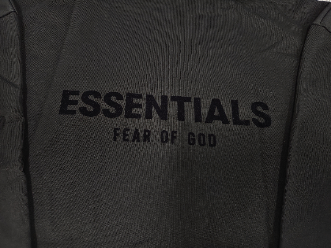 Black Essentials Hoodie