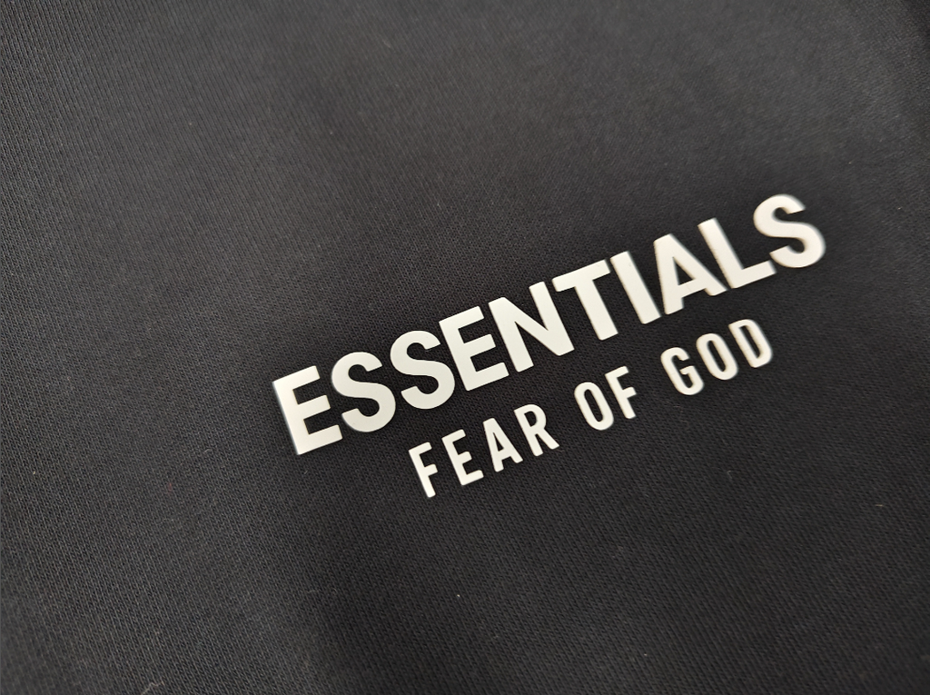 Black / White Essentials Hoodie