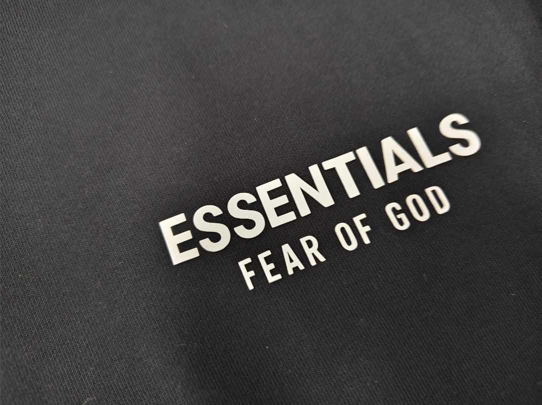 Black / White Essentials Hoodie