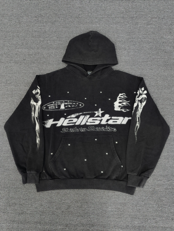 Black / White Hellstar Hoodie