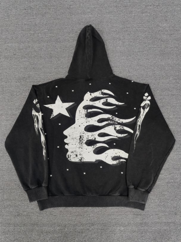 Black / White Hellstar Hoodie