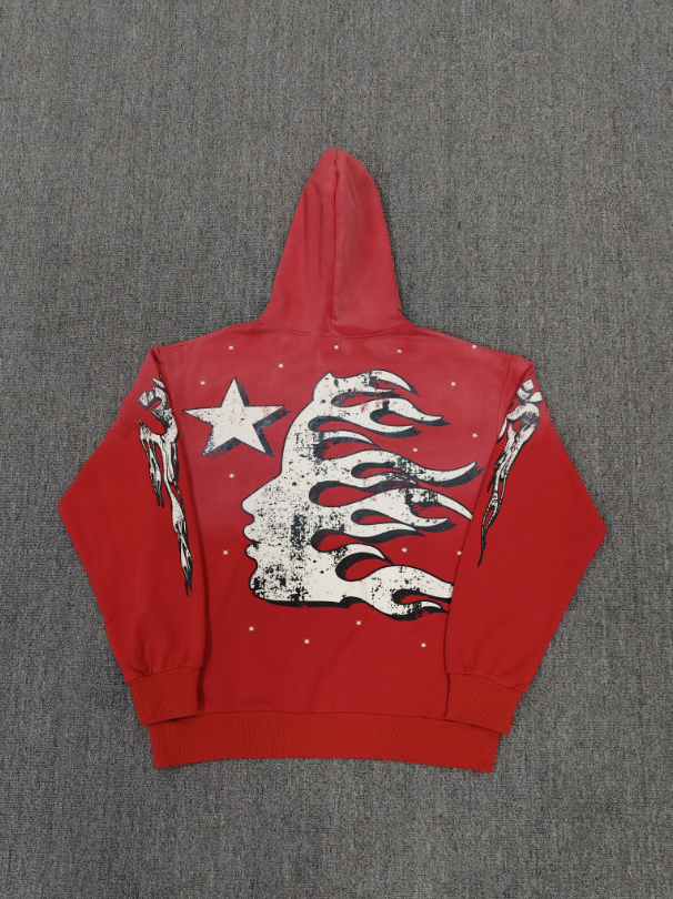 Red Hellstar Hoodie