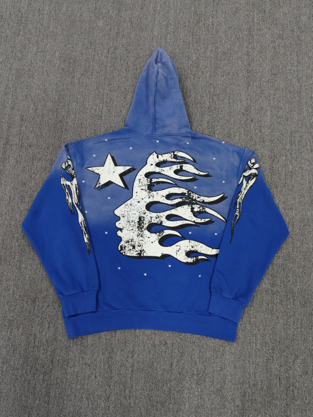 Blue Hellstar Hoodie
