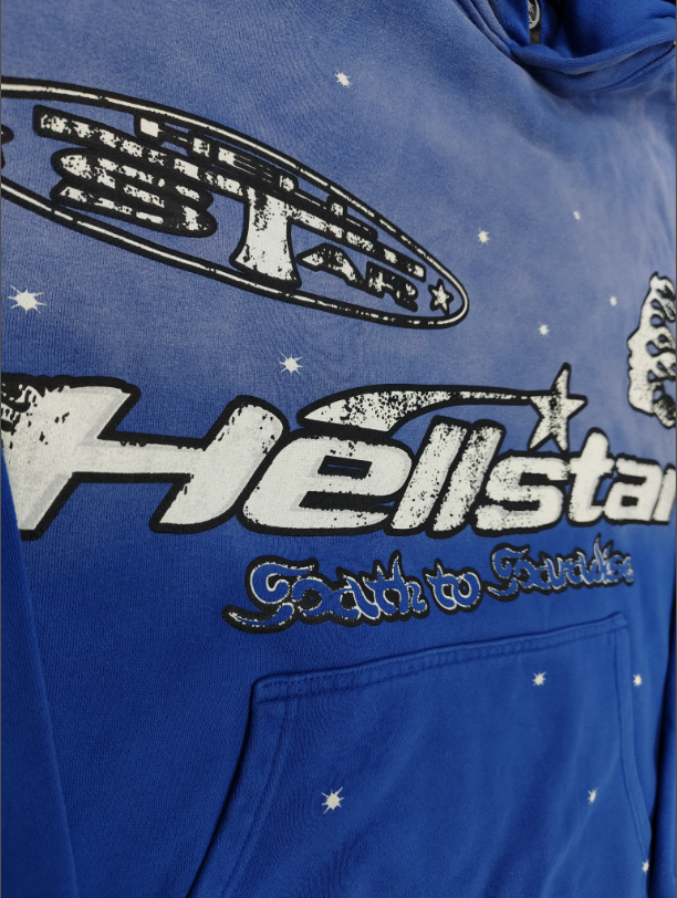 Blue Hellstar Hoodie