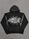 Black / White Hellstar El3c Hoodie