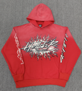 Red / White Hellstar El3c Hoodie