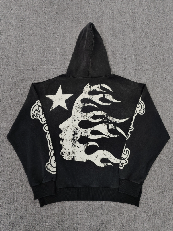 Black / White Hellstar 35 Hoodie
