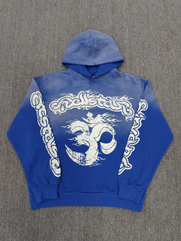 Blue / White Hellstar 35 Hoodie