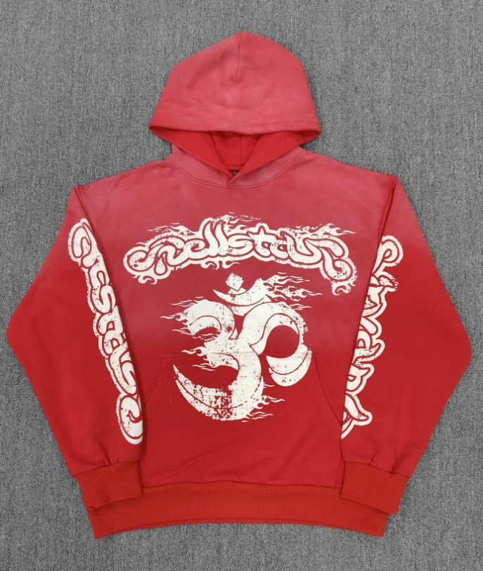 Red / White Hellstar 35 Hoodie