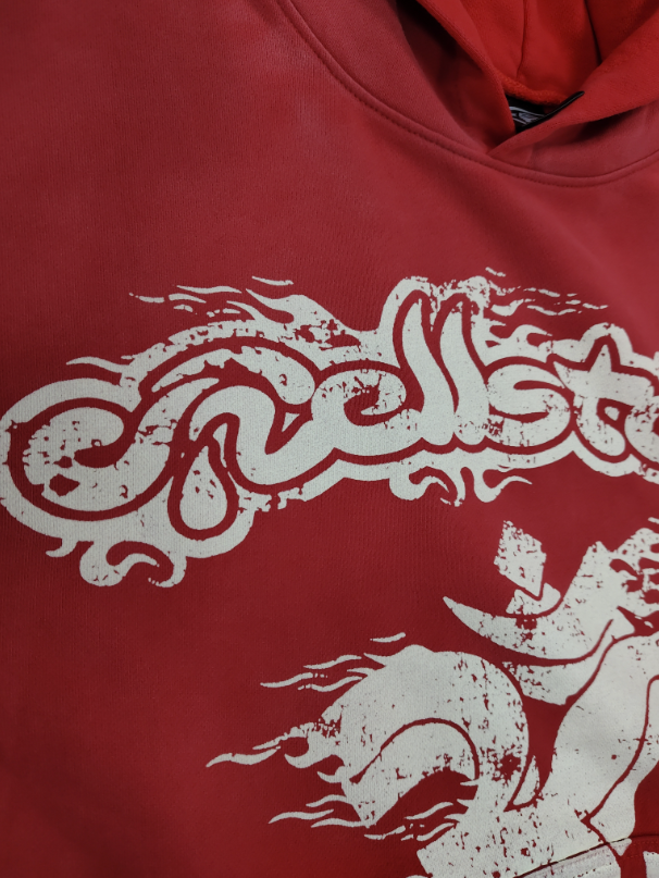 Red / White Hellstar 35 Hoodie