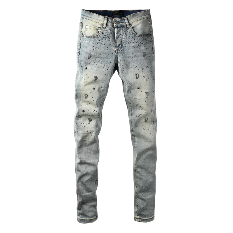 PU9127 Purple Brand Jeans