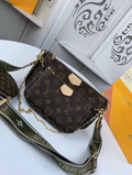44823 LV Purse Green Strap