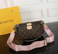 44819 LV Purse Pink Strap