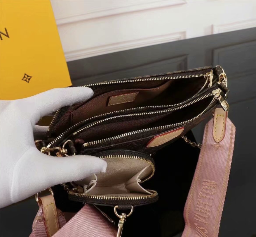 44819 LV Purse Pink Strap