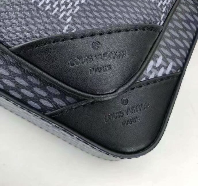 Monogram Shadow LV Bag Grey & Black