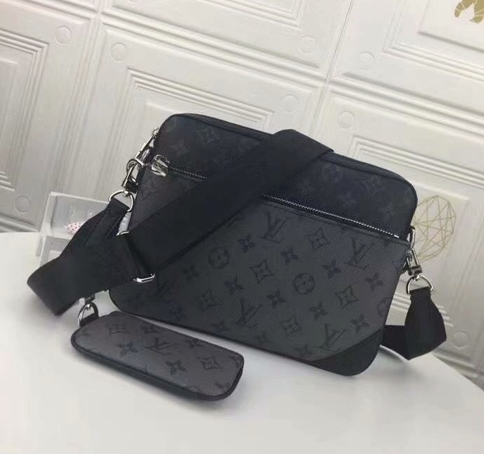 Monogram Shadow LV Bag Black & Grey