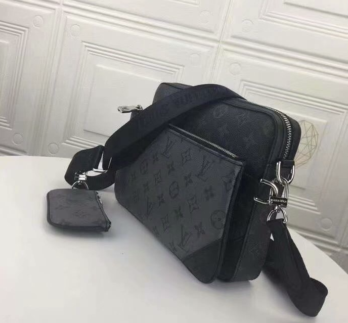 Monogram Shadow LV Bag Black & Grey