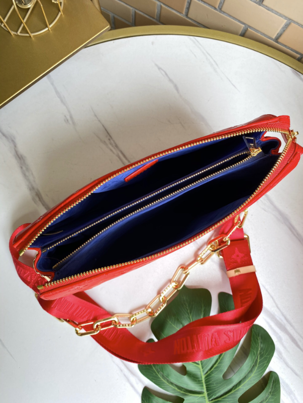 57787 Coussin LV Purse Red