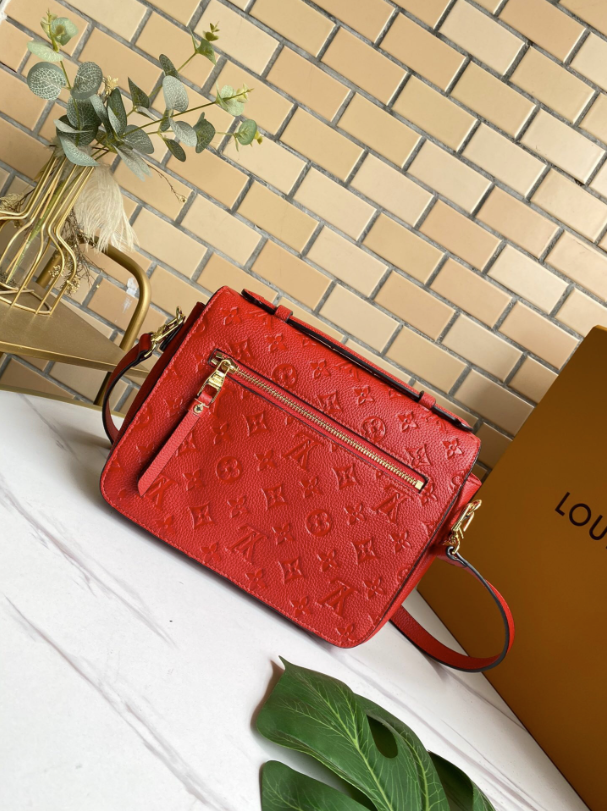 316 LV Purse Red Snake Skin