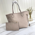 Tan Neverfull LV Purse