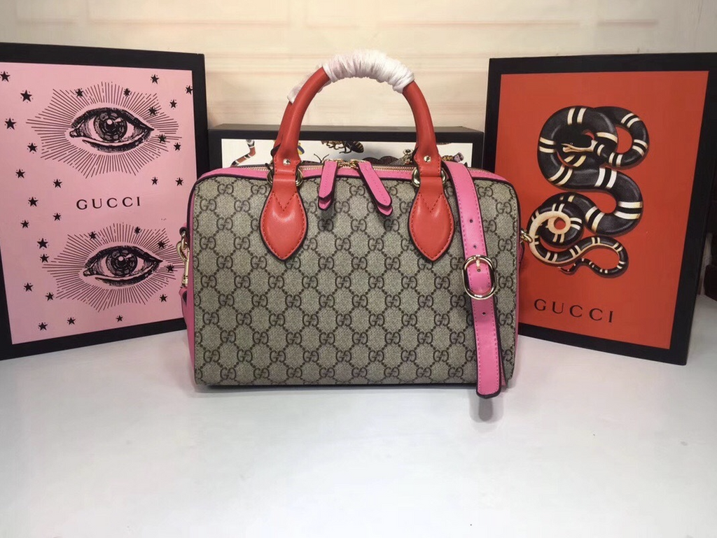 10002 Pink & Red GUCCI BAG