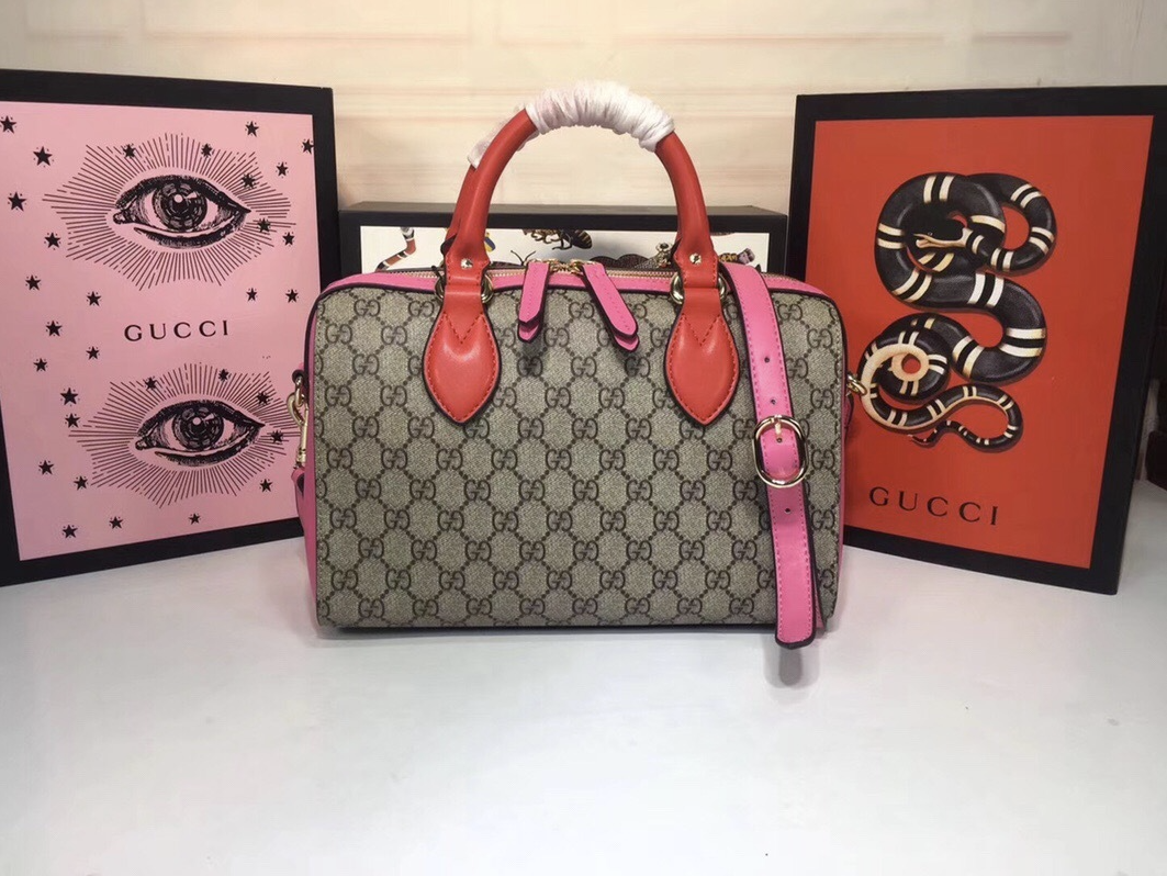 10002 Pink & Red GUCCI BAG