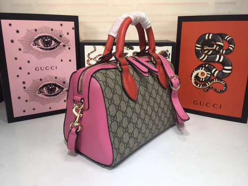 10002 Pink & Red GUCCI BAG