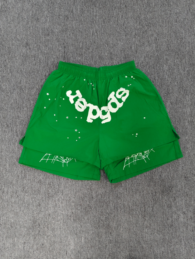 # SP38 Sp5der Brand Shorts