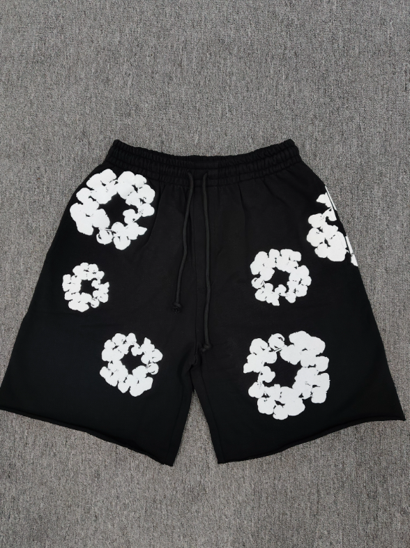 # DT1017 Denim Brand Shorts