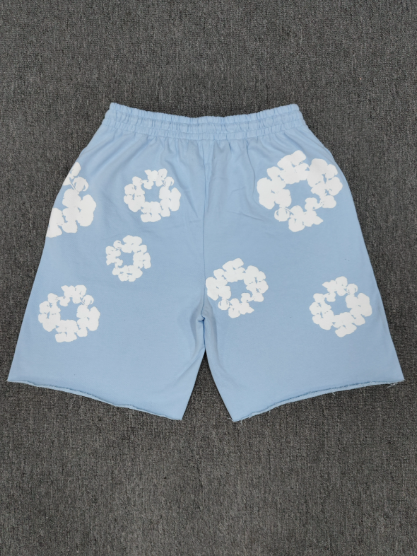 # DT1026 Denim Brand Shorts