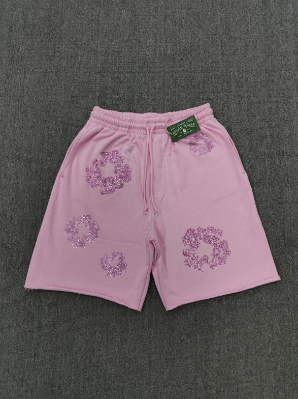 # DT1077 Denim Brand Shorts
