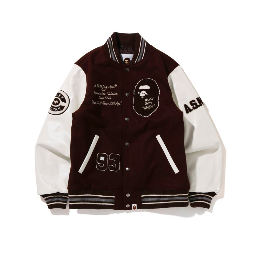# 8810 Bape Varsity Brand Jacket