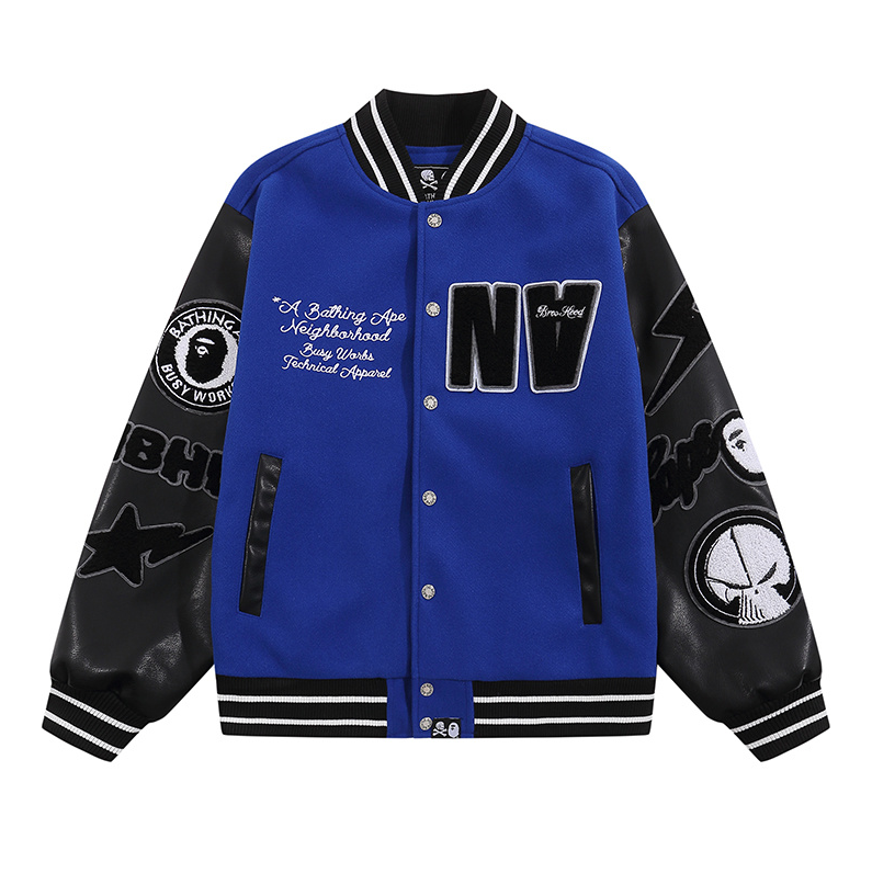# 8818 Bape Varsity Brand Jacket