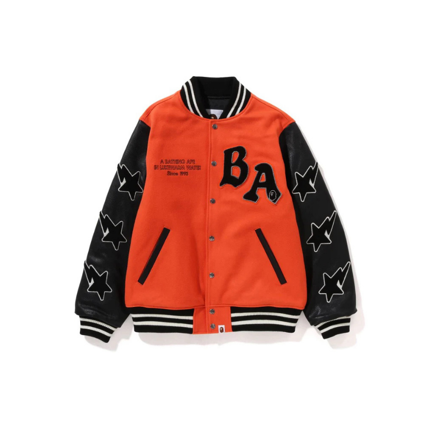 # 8819 Bape Varsity Brand Jacket
