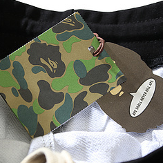 # 505 Bape Brand Shorts Glow in the dark
