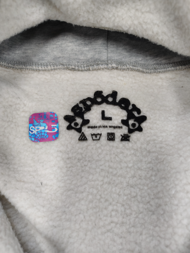 Grey Sp5der Hoodie