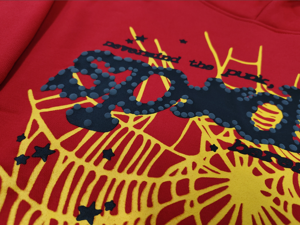 Red/Yellow Sp5der Hoodie