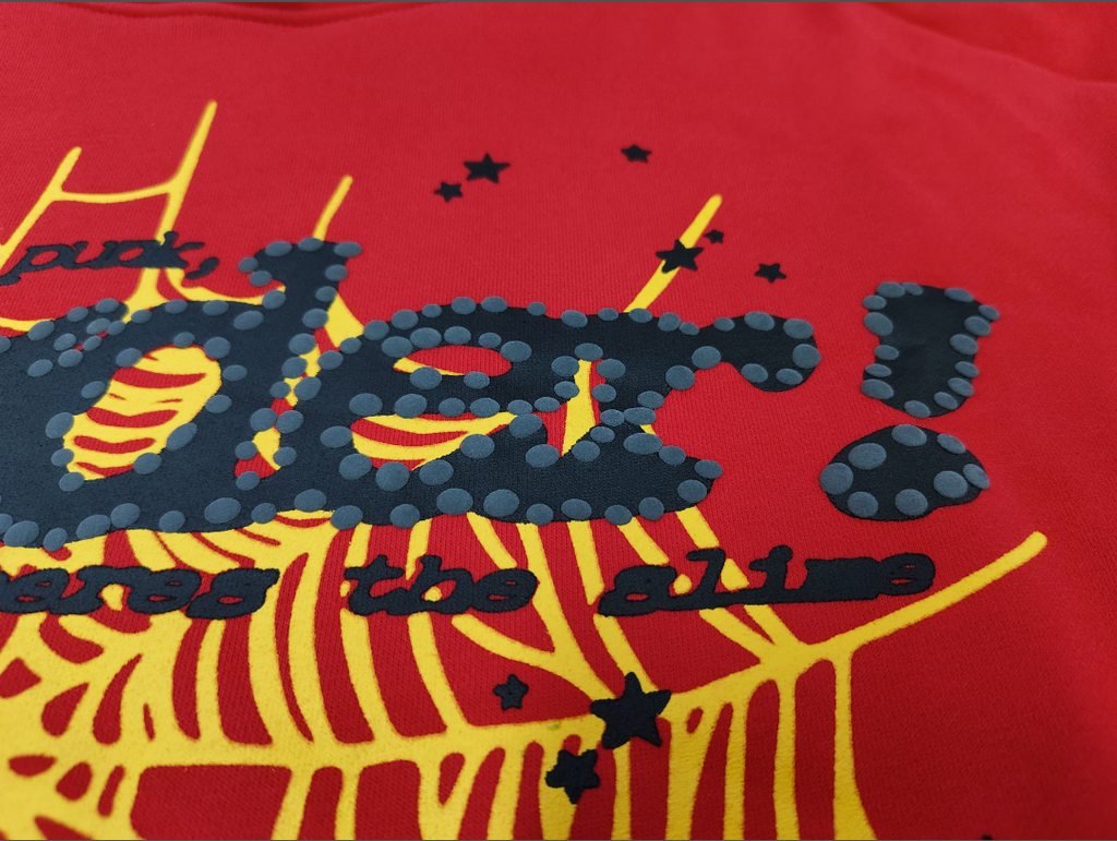 Red/Yellow Sp5der Hoodie