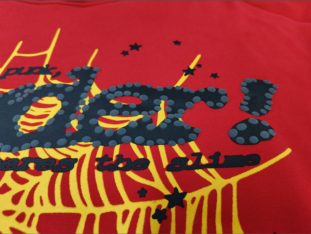 Red/Yellow Sp5der Hoodie