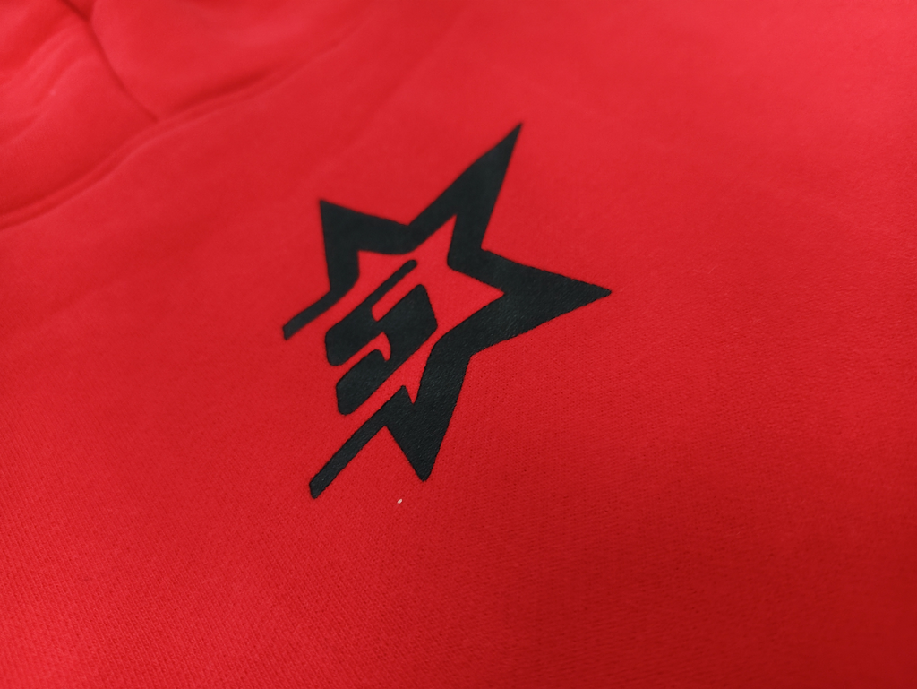 Red/Yellow Sp5der Hoodie