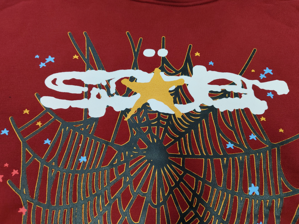 Red/Black Go Web Sp5der Hoodie