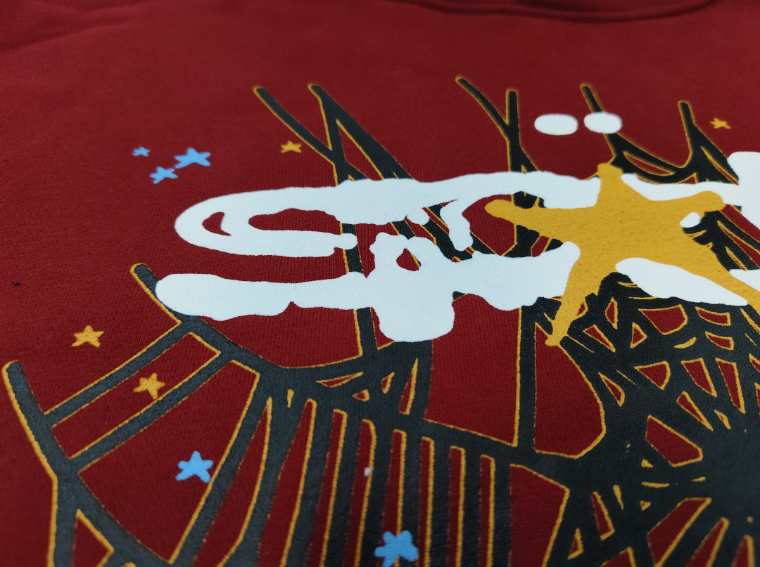 Red/Black Go Web Sp5der Hoodie