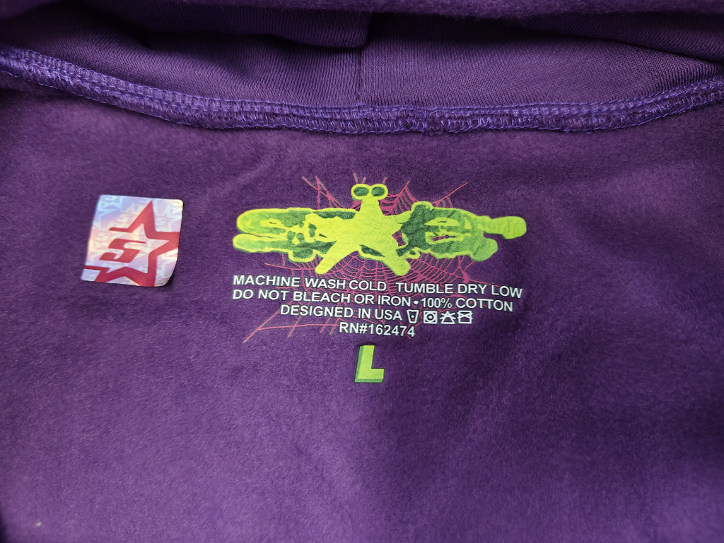 Purple Sp5der Hoodie