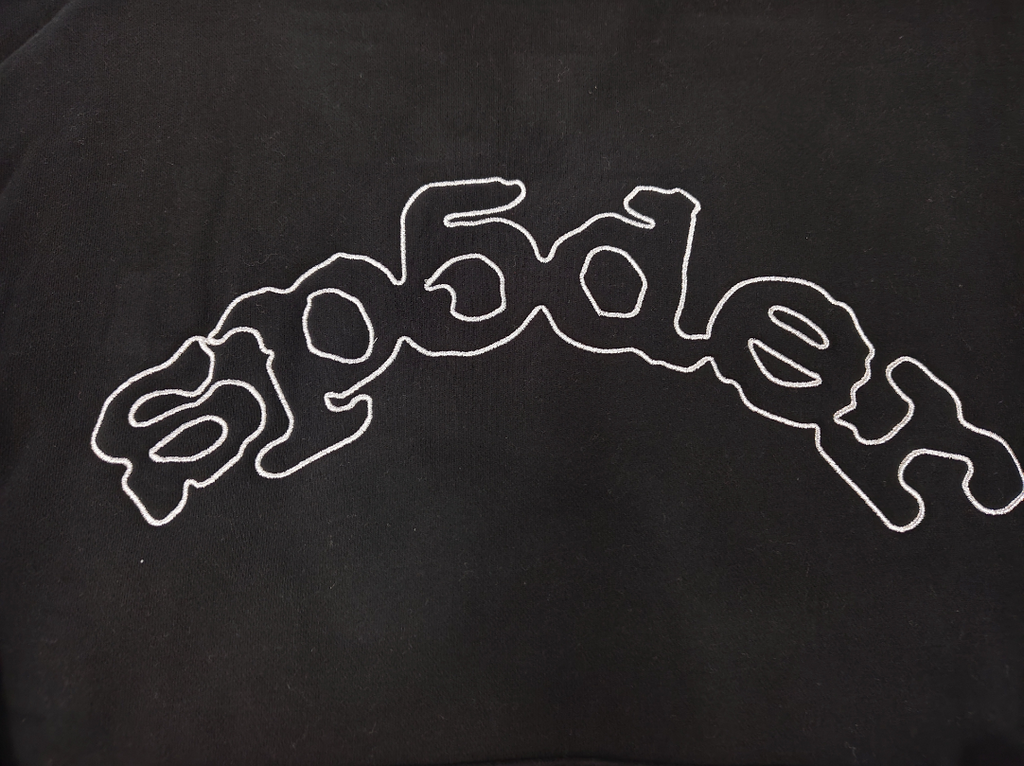 Black/White Original Sp5der Hoodie