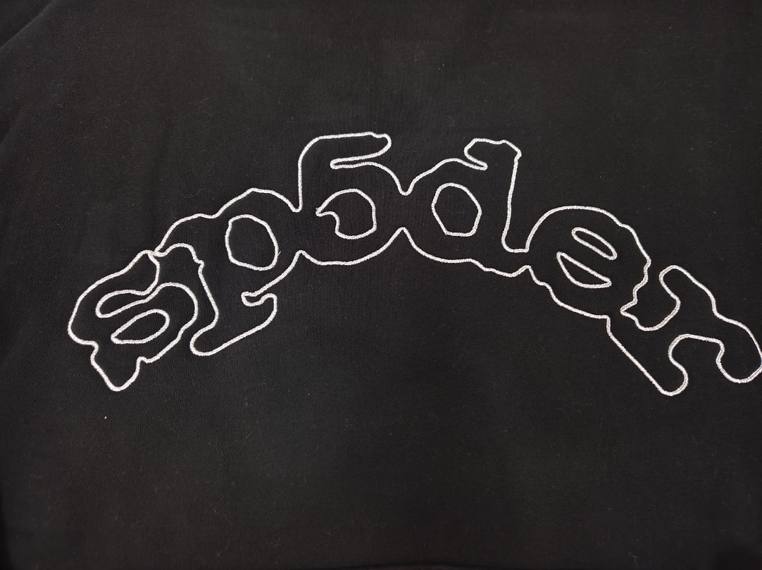 Black/White Original Sp5der Hoodie