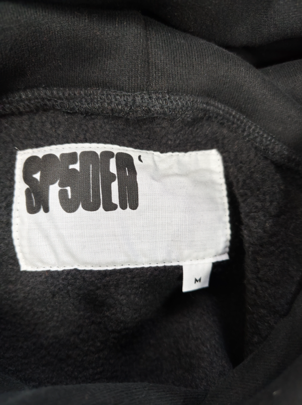 Black/White Original Sp5der Hoodie