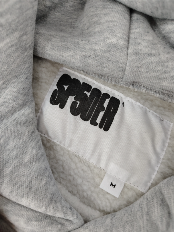 Grey Multicolor Go Web  Sp5der Hoodie