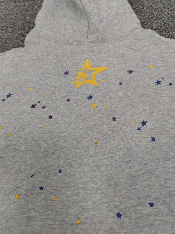 Grey Multicolor Go Web  Sp5der Hoodie