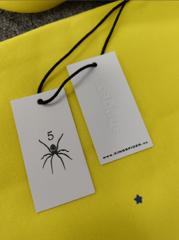 Yellow / Black Go Web Sp5der Hoodie