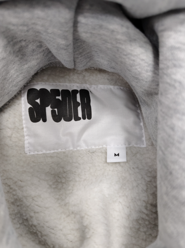 Grey / Black Go Web Sp5der Hoodie